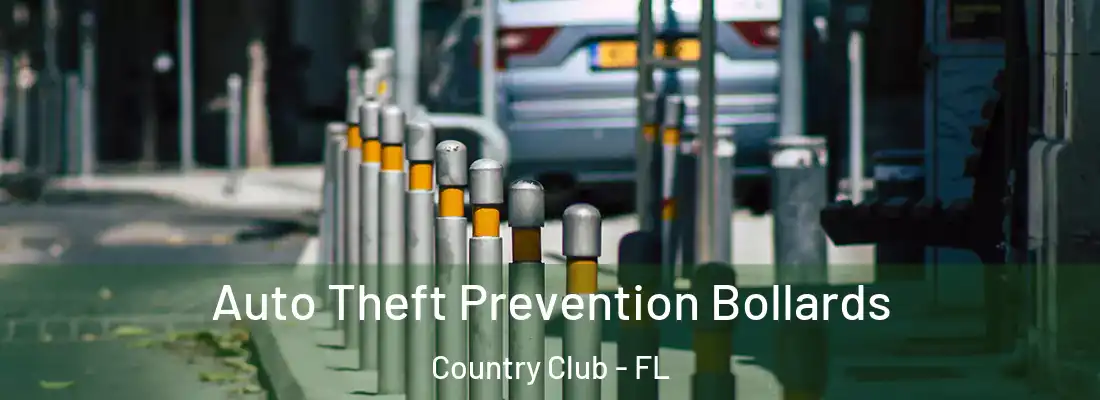 Auto Theft Prevention Bollards Country Club - FL