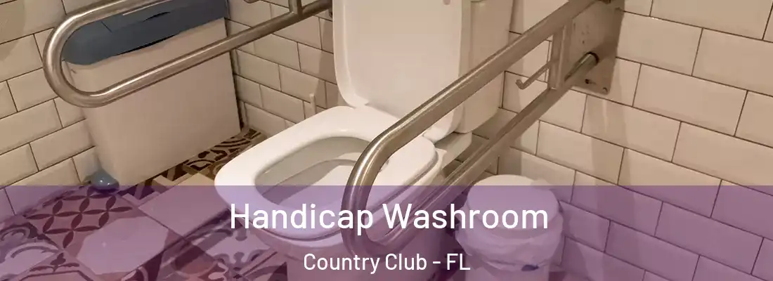 Handicap Washroom Country Club - FL